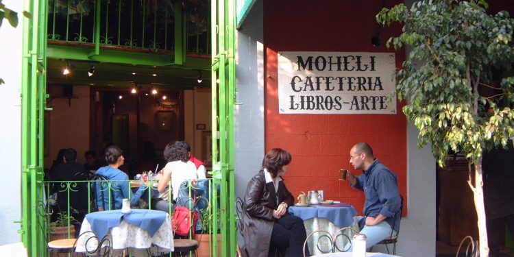 Coffee Shop in Coyoacan, Mexico City